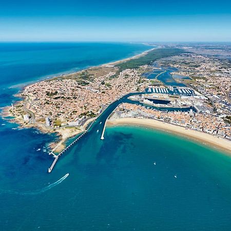 Appartement Moderne Au Centre-Ville, 150M Plage, Wifi, Confort Ideal Pour Familles - Fr-1-92-876 Ле-Сабль-д’Олон Экстерьер фото